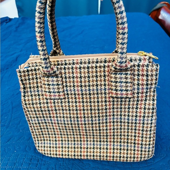 J. Crew Black and Brown Tote Bag with Structured Design - Picture 8 of 8